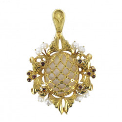 BROCHE COLGANTE ORO