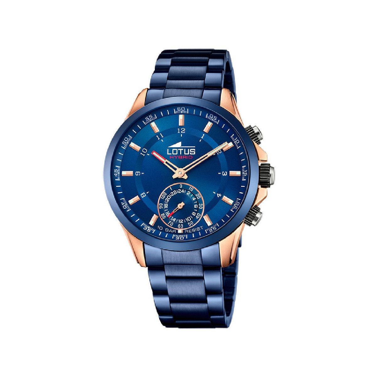 LOTUS HYBRID AZUL CAJA 43 MM