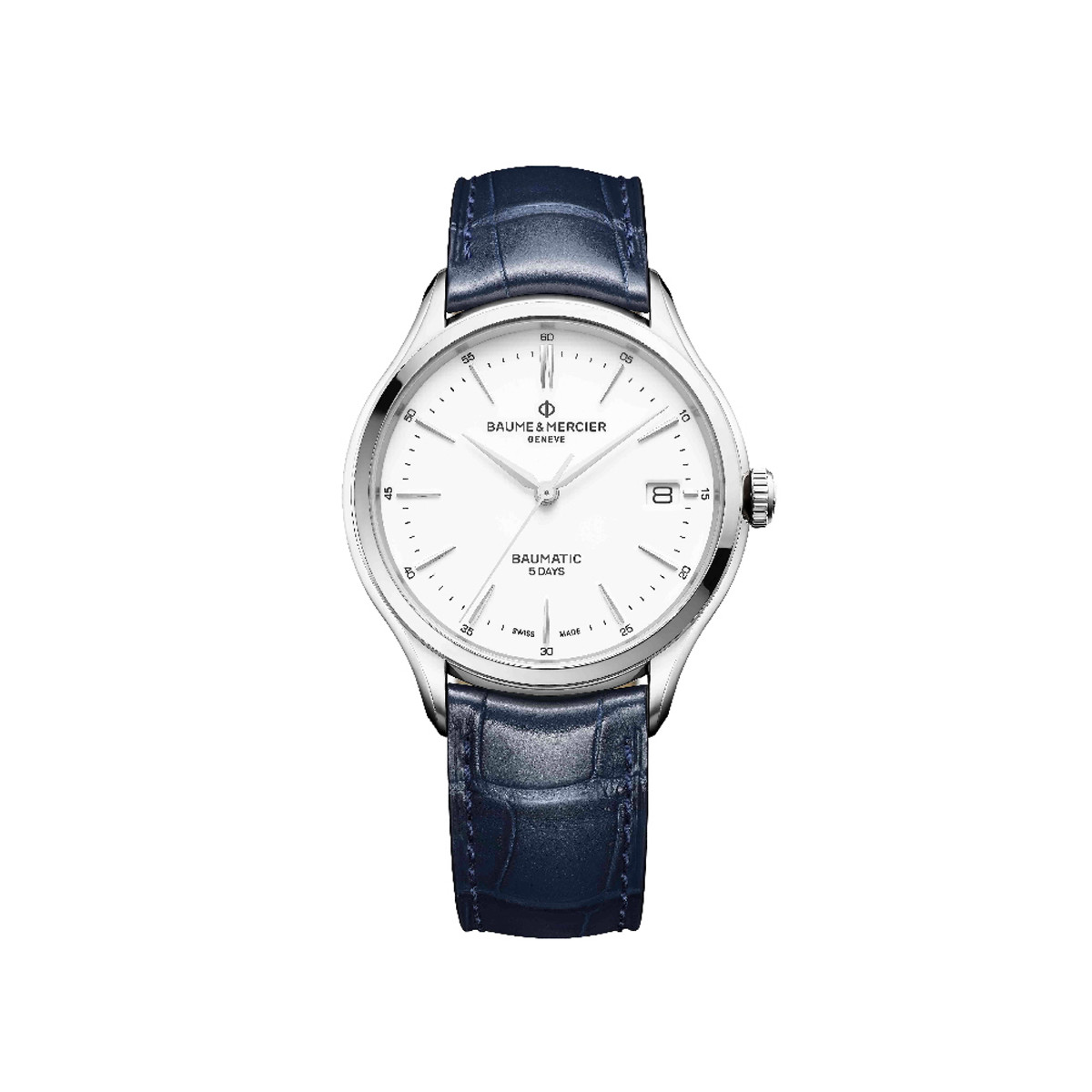 BAUME MERCIER CLIFTON BAUMATIC ESFERA BLANCA