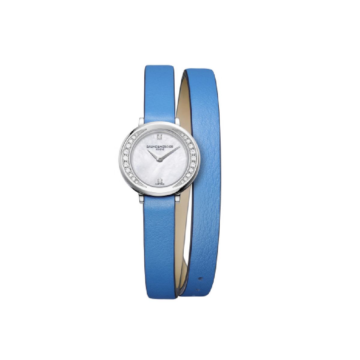 BAUME MERCIER PROMESSE NACAR I BRILLANTS CORRETJA BLAU