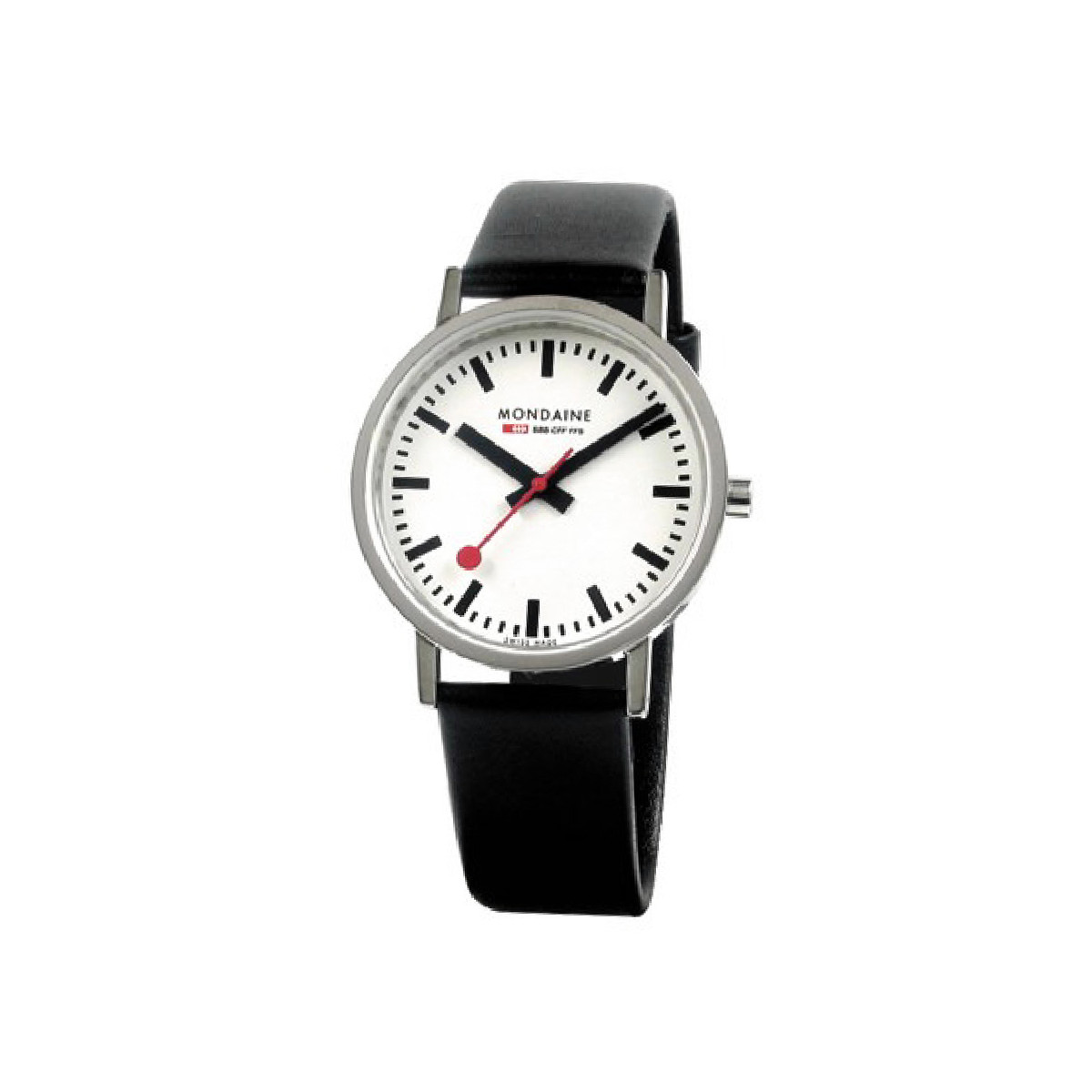 MONDAINE CLASSIC 36 MM CORREA NEGRA