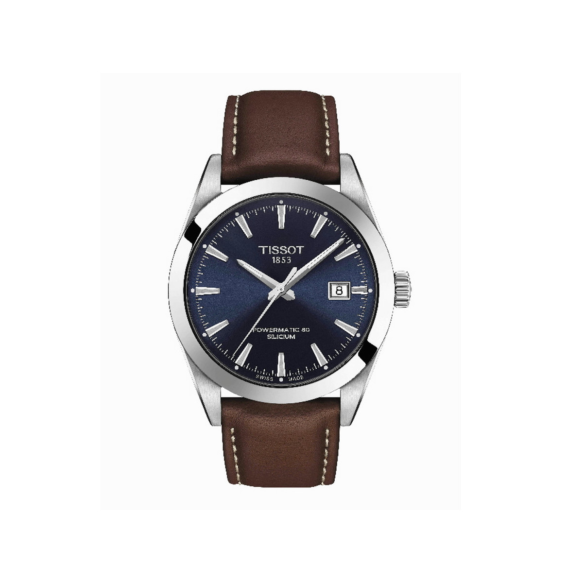 TISSOT GENTLEMAN POWERMATIC 80 SILICIUM BLUE