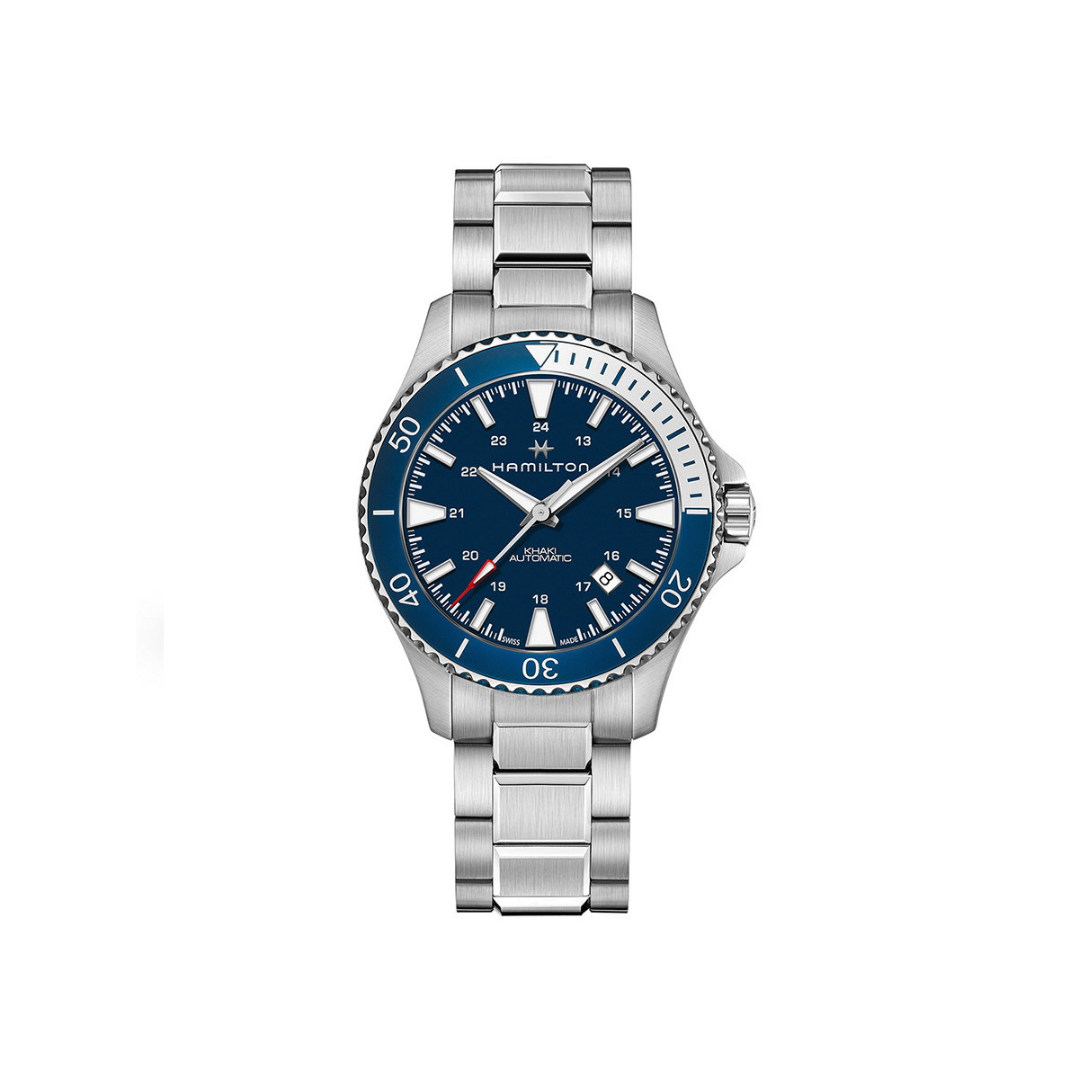 HAMILTON KHAKI NAVY SCUBA AUTOMATIC BLAU