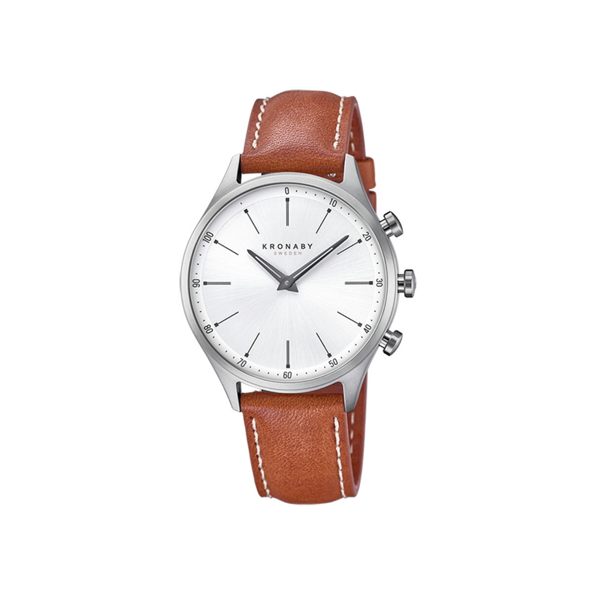 KRONABY SEKEL SILVER DIAL STRAP
