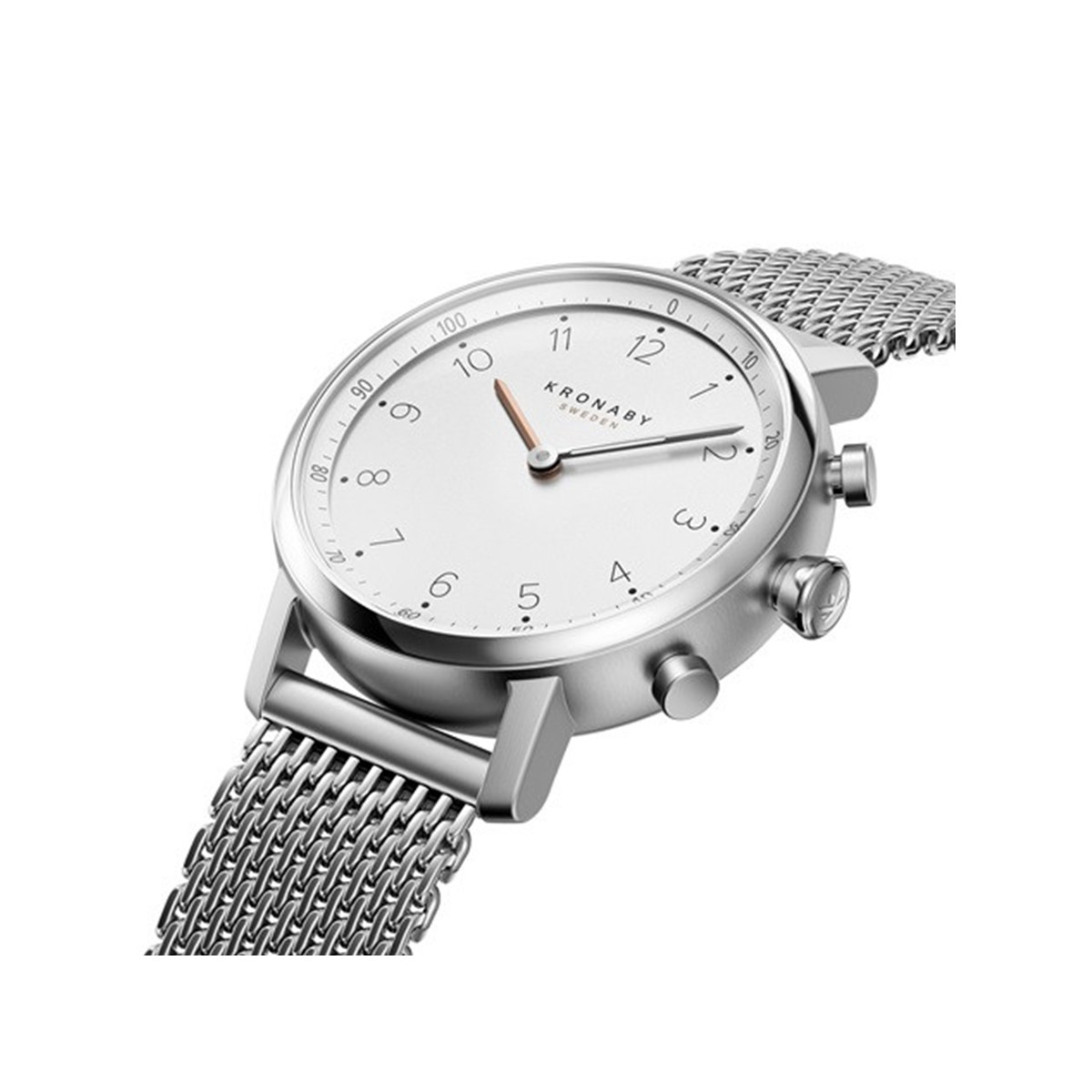 KRONABY NORD SILVER MILANESE