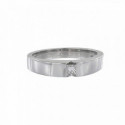 SOLITARIO ORO BLANCO 18K CON DIAMANTE PRINCESA 0,13 CT SOLITARIO ORO BLANCO 18K CON DIAMANTE PRINCESA 0,13 CT