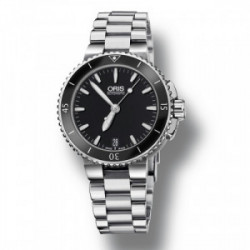 ORIS AQUIS DATE BLACK 36 MM