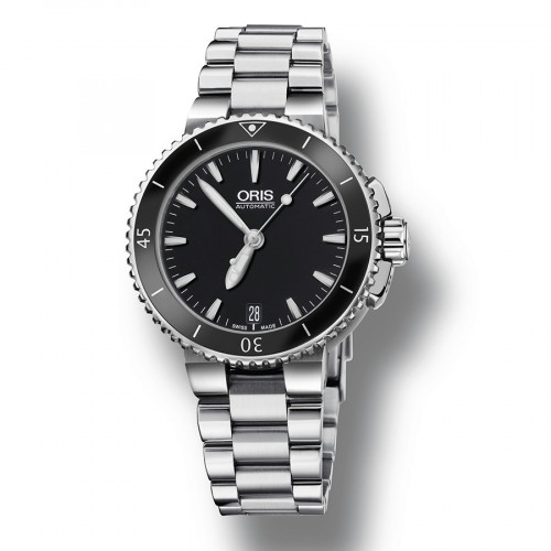 oris aquis date black 36 mm Barcelona