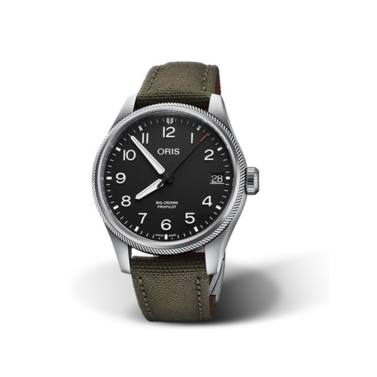 ORIS BIG CROWN PROPILOT CORREA TEXTIL VERDE