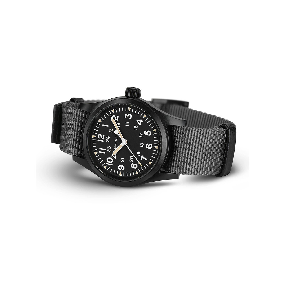 HAMILTON KHAKI FIELD PVD MECHANICAL BLACK
