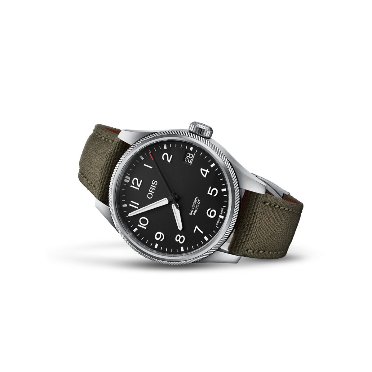 ORIS BIG CROWN PROPILOT CORREA TEXTIL VERDE