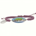 MACRAME AND SILVER BARCELONA BRACELET