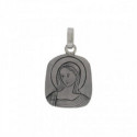 MEDALLA PLATA VIRGEN GRABADA