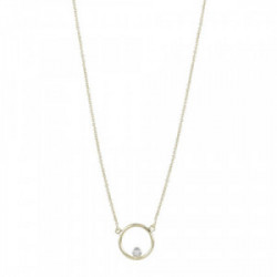 COLLAR ORO AMARILLO Y DIAMANTE MINI