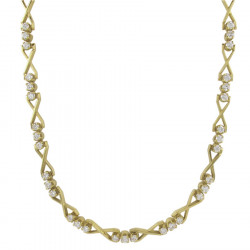 YELLOW GOLD DIAMOND NECKLACE