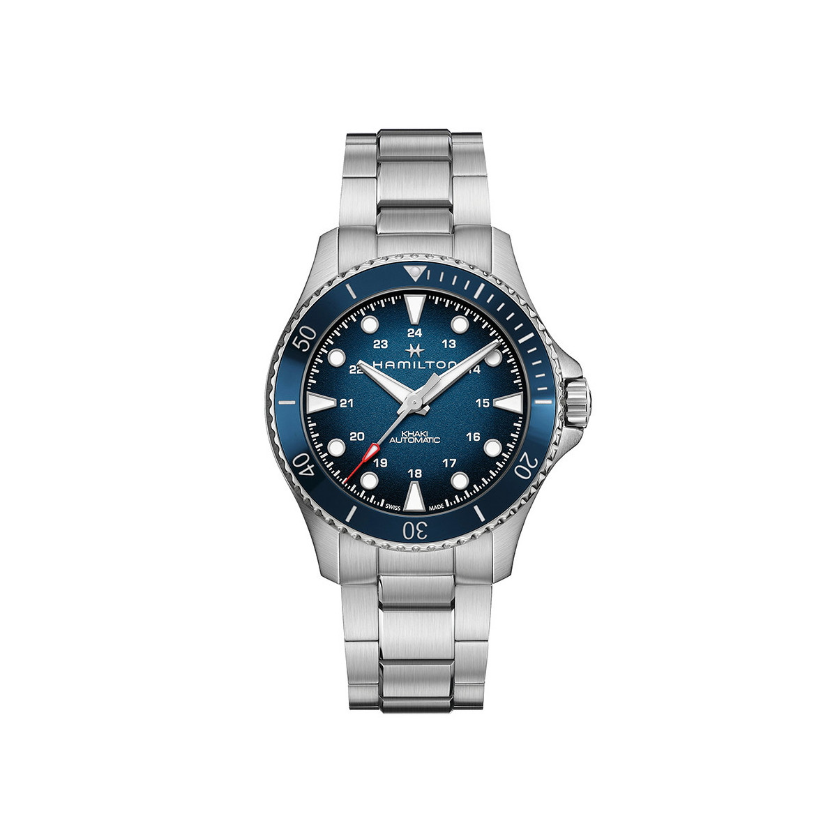 HAMILTON KHAKI NAVY SCUBA AZUL 43 MM