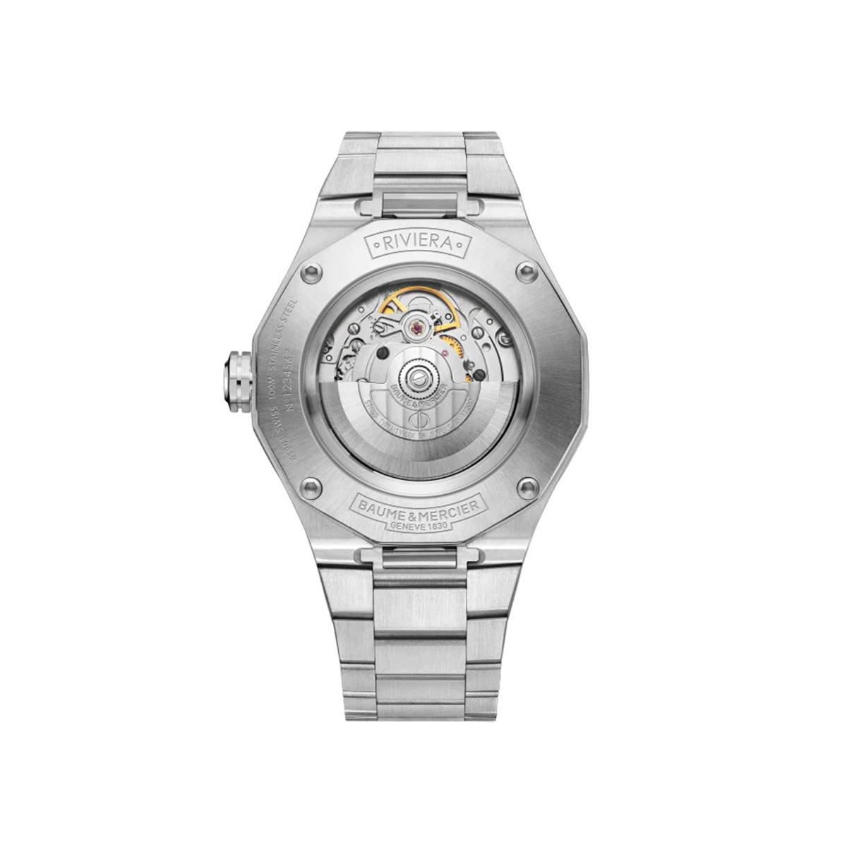 BAUME & MERCIER RIVIERA BRAZALETE DE ACERO