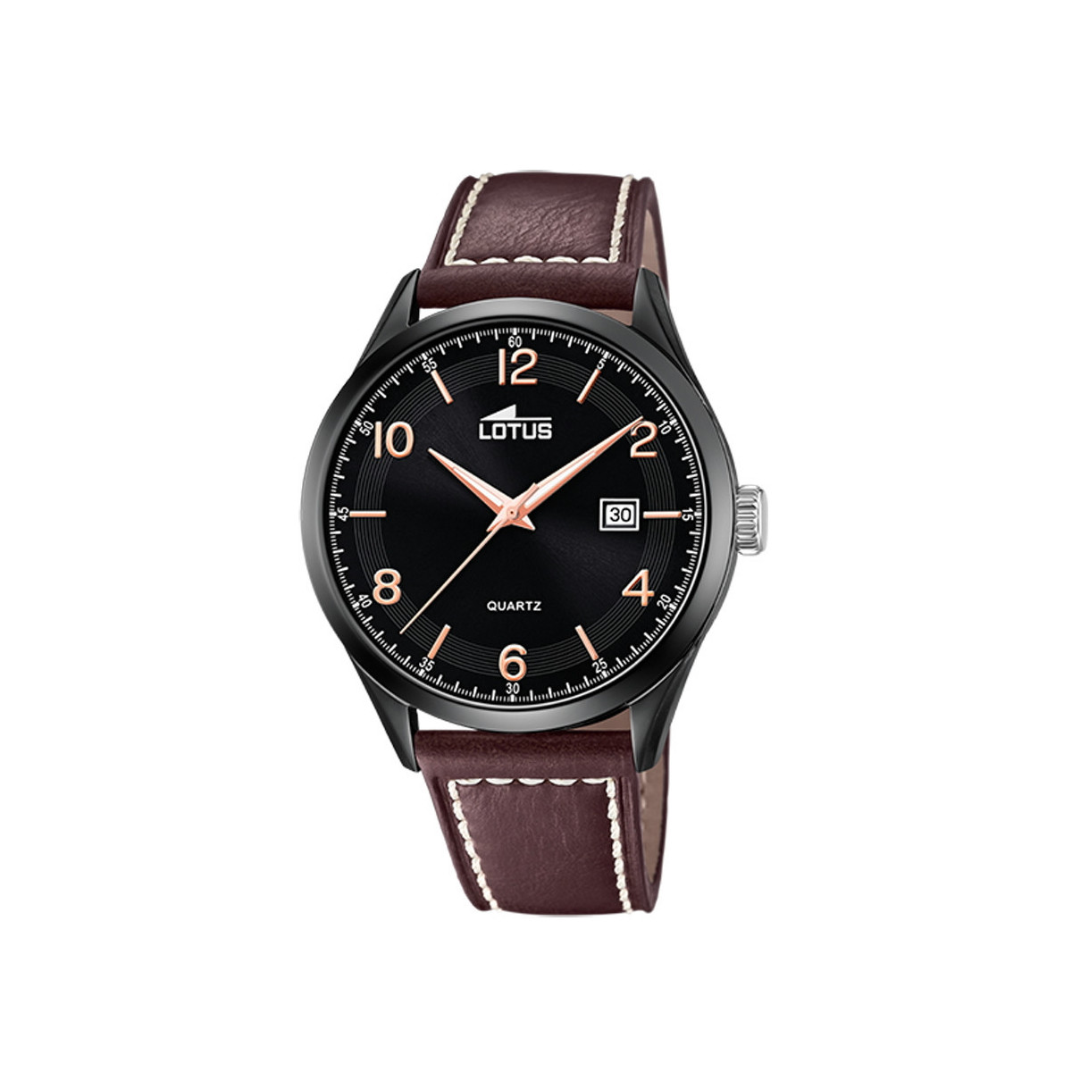 LOTUS CAJA ACERO NEGRO 43 MM