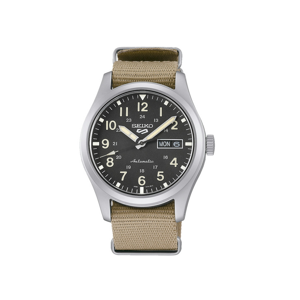 SEIKO MILITARY AUTOMÁTICO CREMA