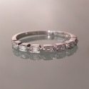 ANILLO CON 7 DIAMANTES BAGUETTE