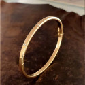GOLD BRACELET WITH DIAMONDS