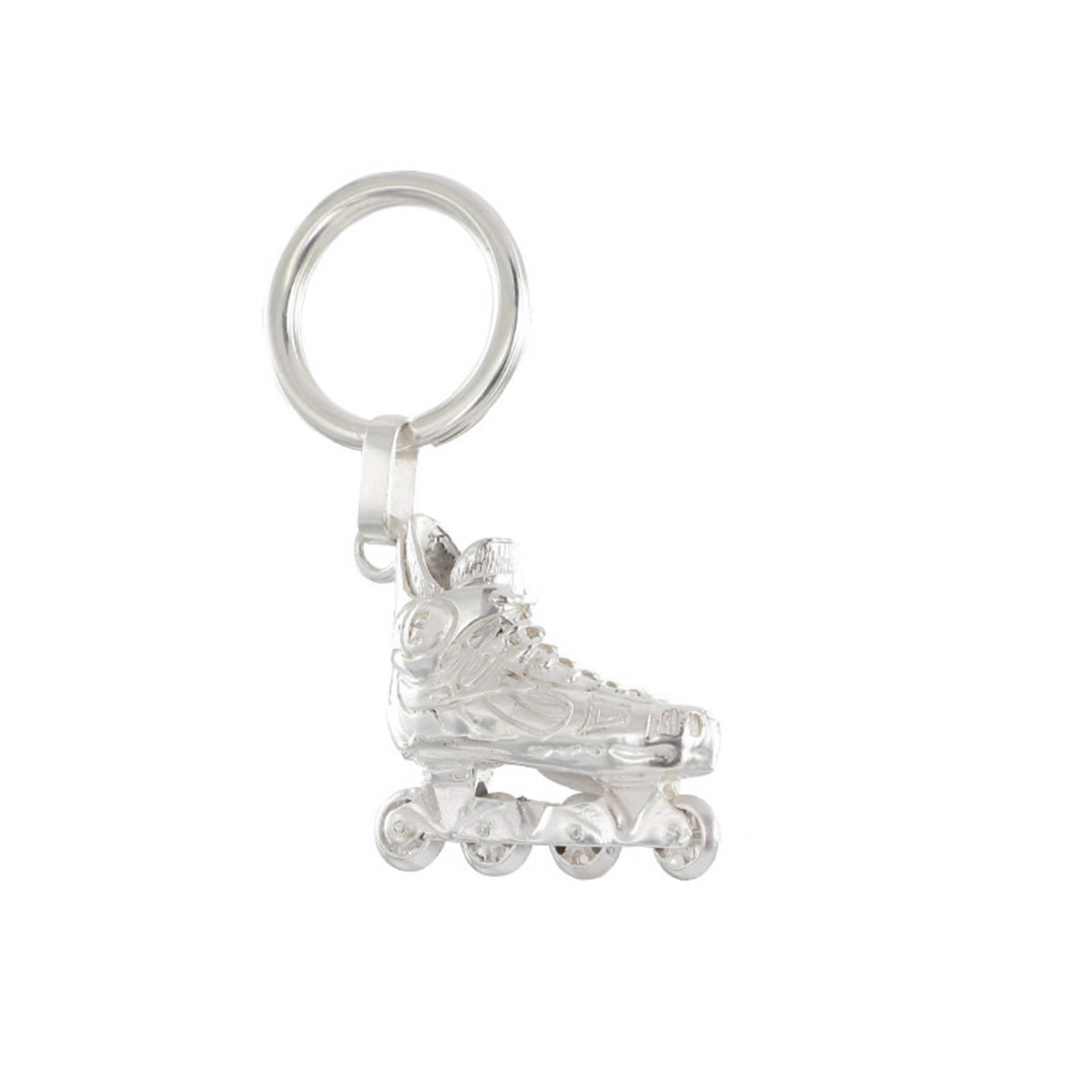 SILVER KEYCHAIN HOCKEY SKATE