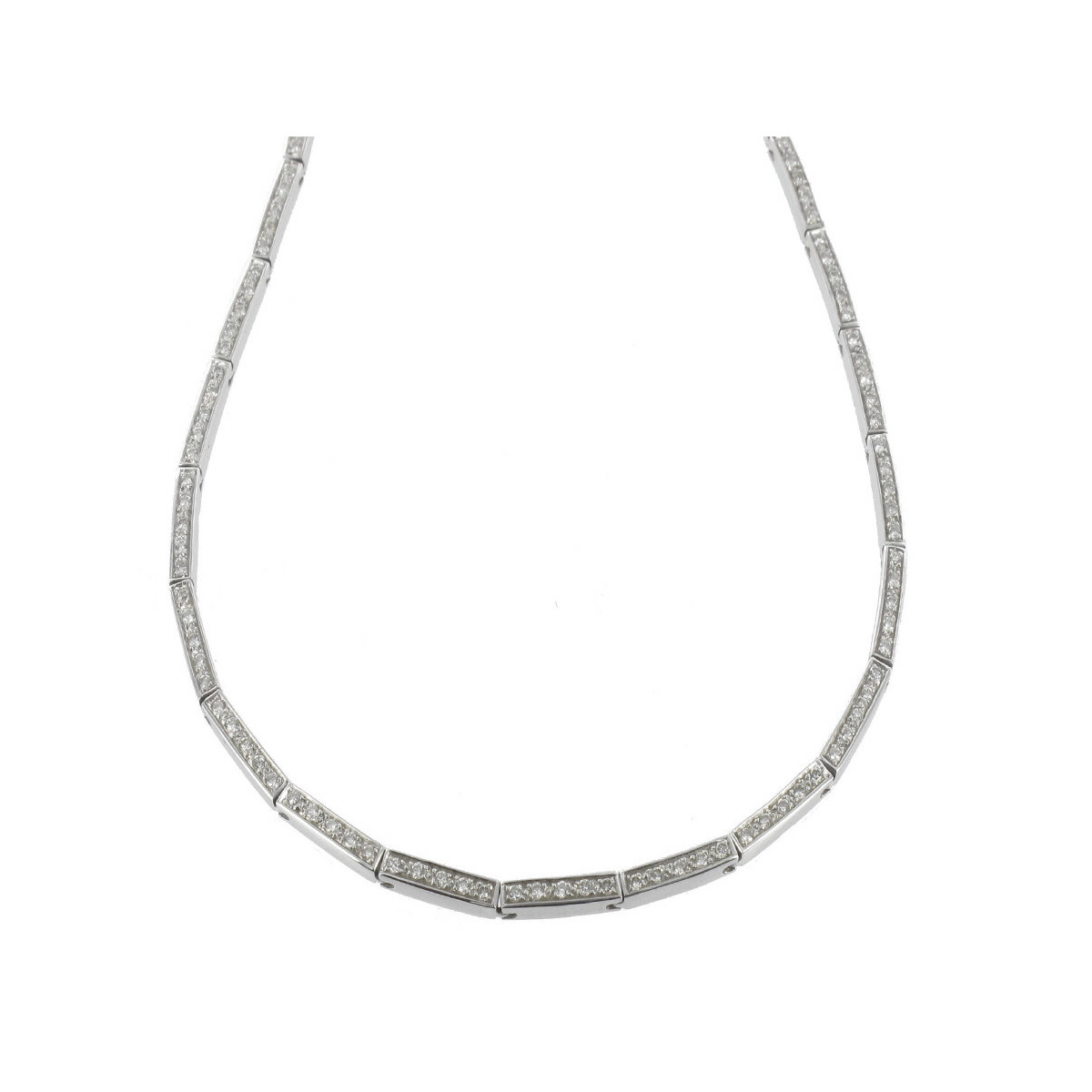 WHITE GOLD DIAMOND NECKLACE