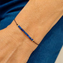 PULSERA HILO CON LAPISLAZULI