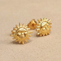 GOLD SUN GIRLS EARRING