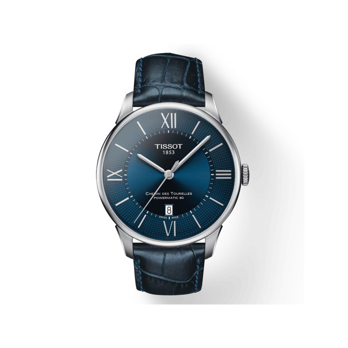 TISSOT CHEMIN DES TOURELLES POWER MATIC 80 BLAU