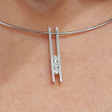 WHITE GOLD DIAMOND NECKLACE