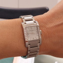 -BAUME MERCIER DIAMANT CON DIAMANTES EN LA CAJA