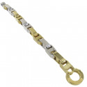 BRACELET 2 GOLD 18 K 36 GRAMS