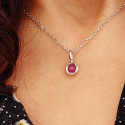 GOLD AND RUBY NECKLACE