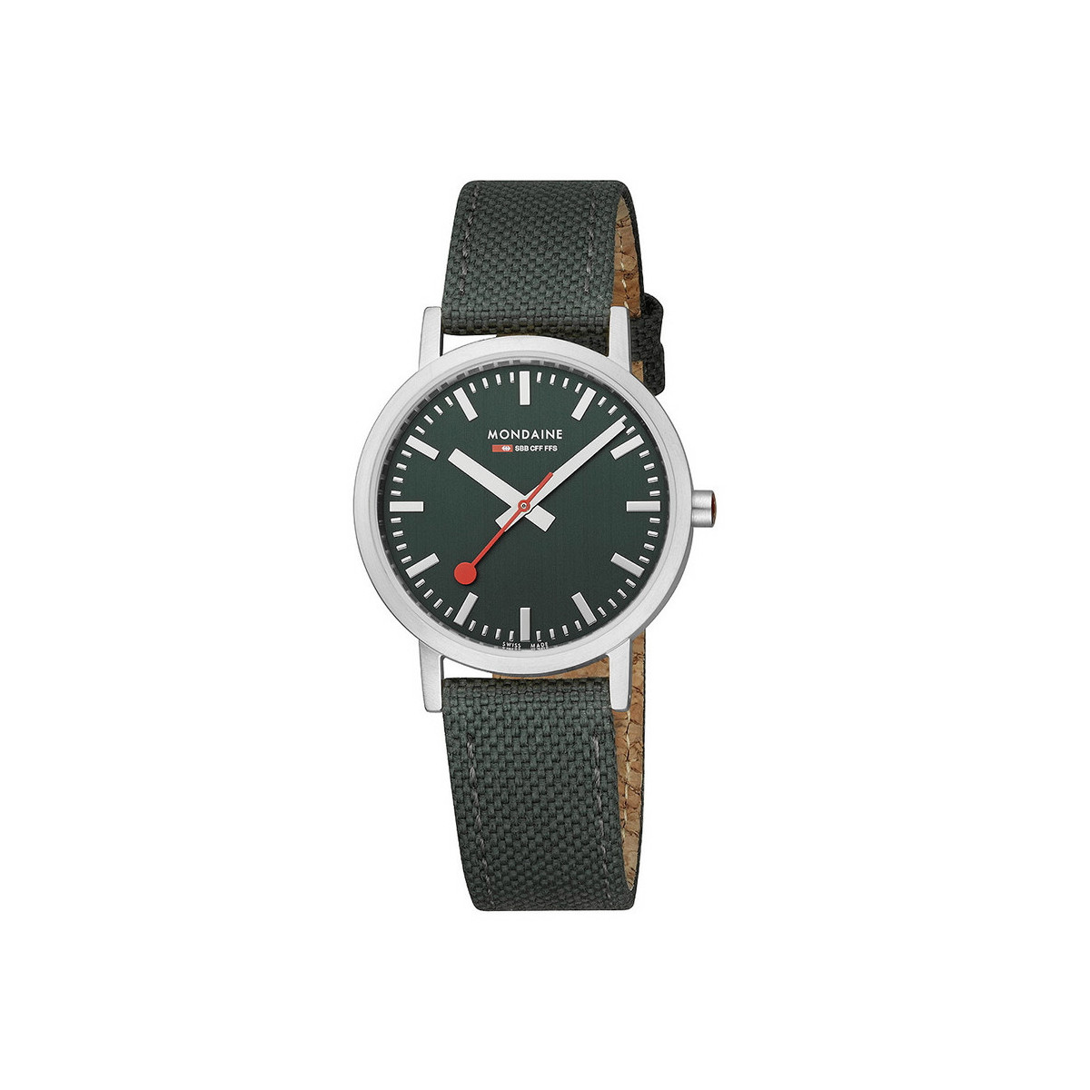 MONDAINE CLASSIC FOREST GREEN 36 MM