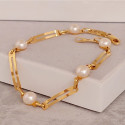 GOLD PEARL BRAZALET