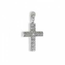 WHITE GOLD DIAMOND CROSS