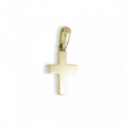 SMALL YELLOW GOLD CROSS 1.5 GRAMS