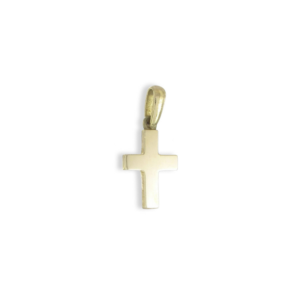 SMALL YELLOW GOLD CROSS 1.5 GRAMS