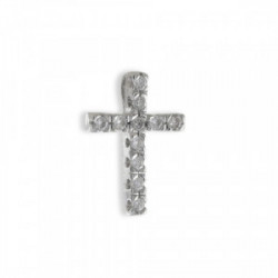 WHITE GOLD DIAMOND CROSS