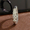 GOLD RING WITH 5 CHATON DIAMONDS