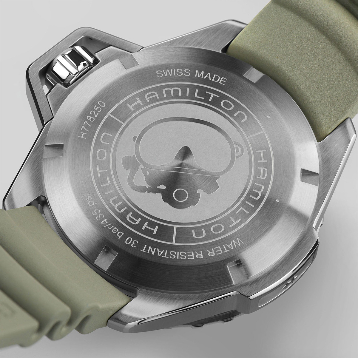 KHAKI NAVY FROGMAN GREEN RUBBER