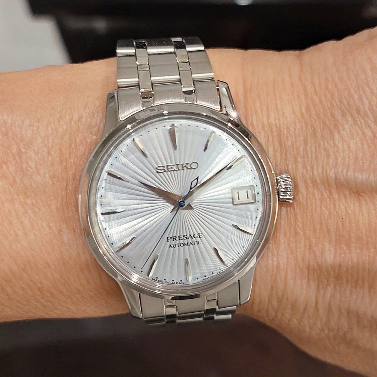 SEIKO PRESAGE 34 MM CALENDARIO