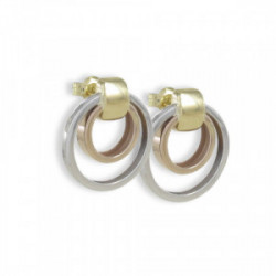 EARRINGS 3 COLORS GOLD