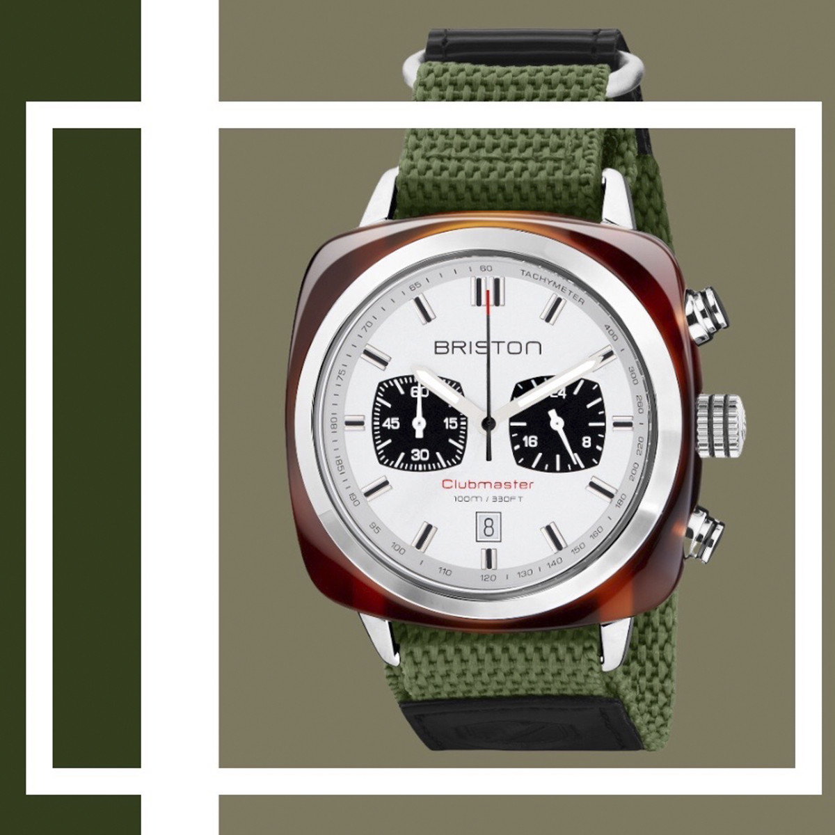 BRISTON CLUBMASTER SPORT CORREA VERDE