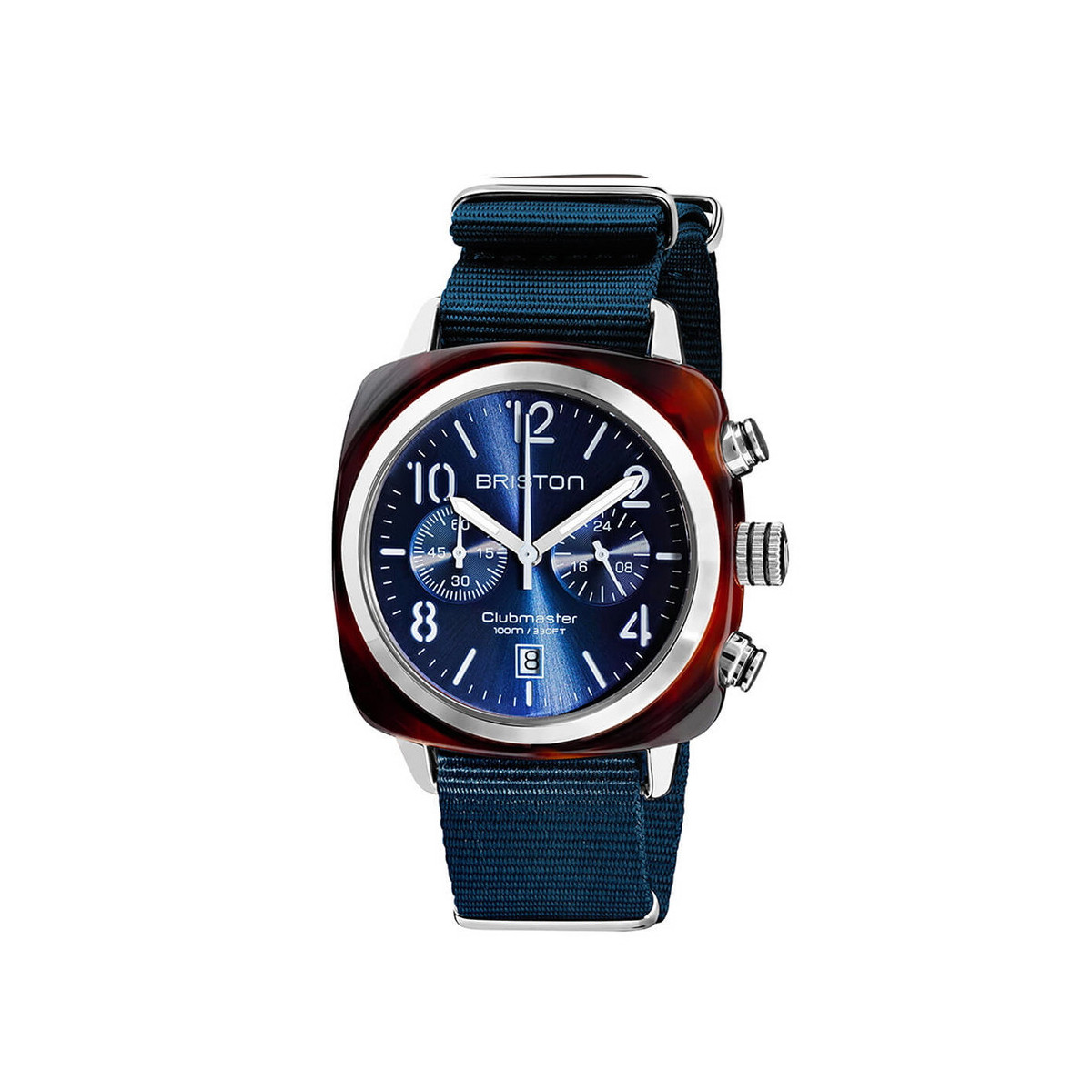 BRISTON ANIMAL PRINT CHRONO BLUE