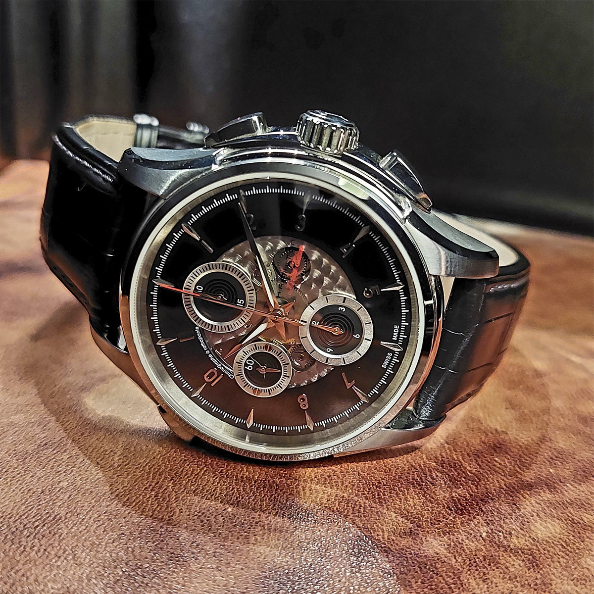 HAMILTON JAZZMASTER RATRAPANTE AUTOMATICO ED. LIMITADA