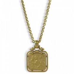 CARRERA & CARRERA RELIEF LIONS PENDANT CHAIN