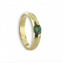 GOLD EMERALD RING