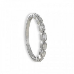 ANILLO CON 7 DIAMANTES BAGUETTE